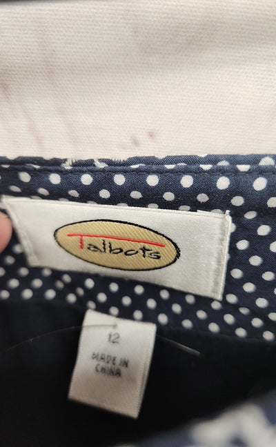 Talbots Women's Size 12 Blue Skirt