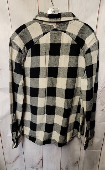 Flint And Tinder Men's Size L Black & White Shirt