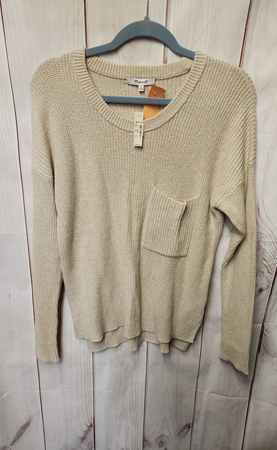 NWT Madewell Women's Size S Beige Sweater