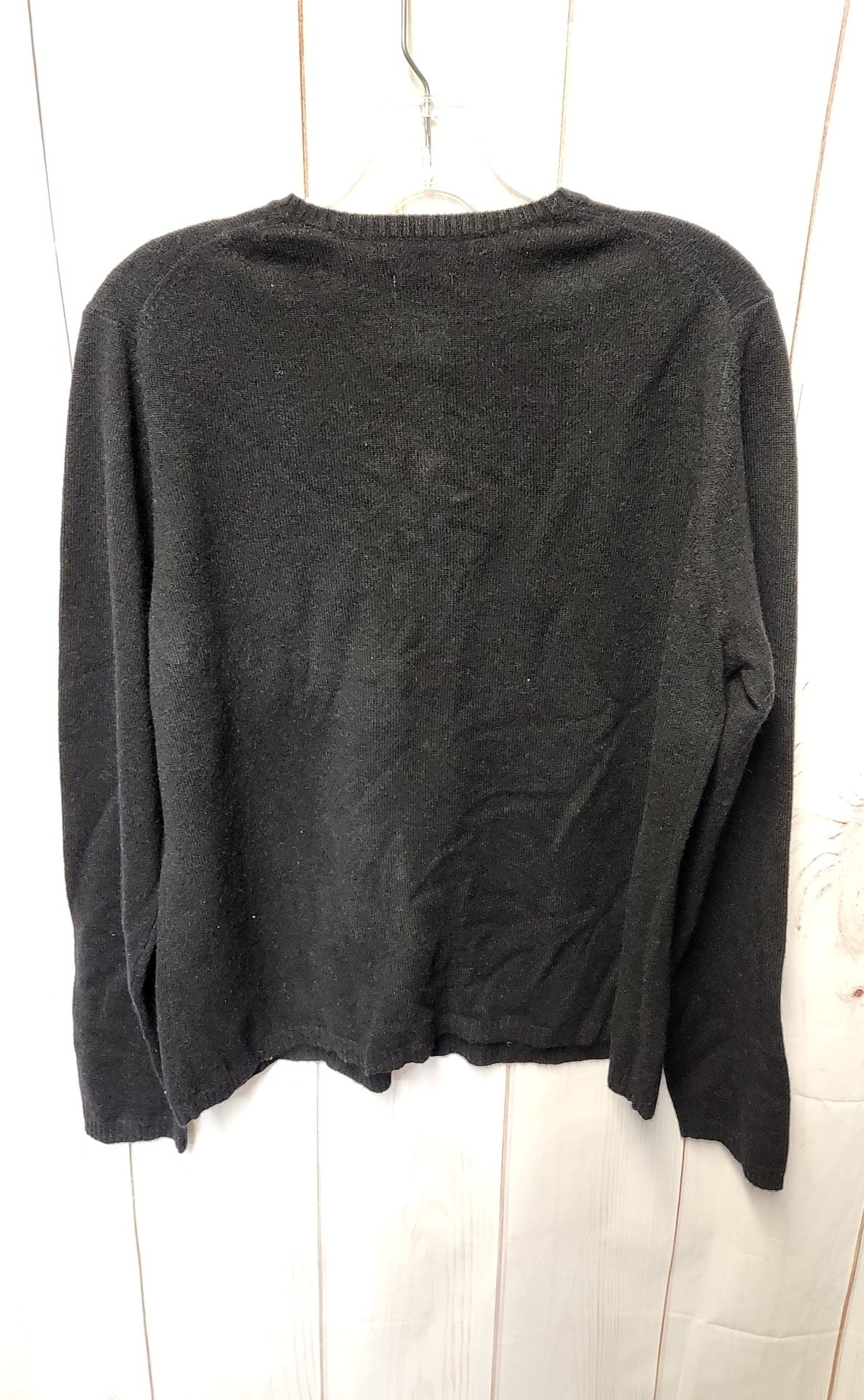 NWT Valerie Stevens Women's Size XL Black Cashmere Cardigan