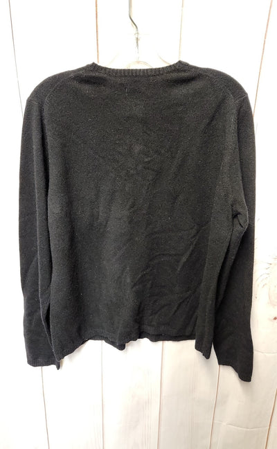 NWT Valerie Stevens Women's Size XL Black Cashmere Cardigan