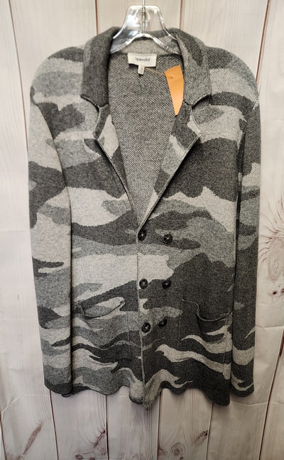 Splendid Women's Size XS Gray Camo Cardigan