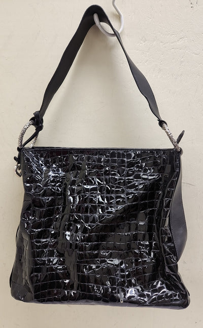 Brighton Black Leather Purse Bag