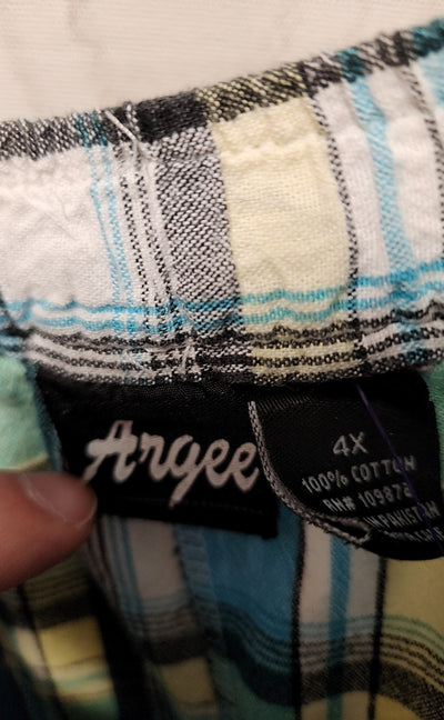 Argee Women's Size 4X Blue Capris