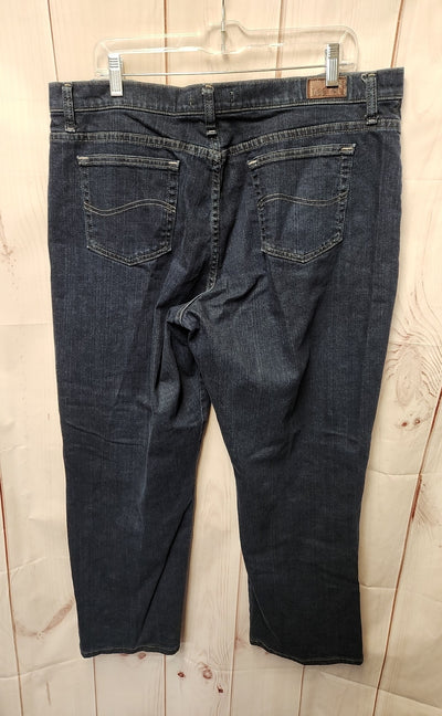 Lee Women's Size 34 (18/1X) Blue Jeans