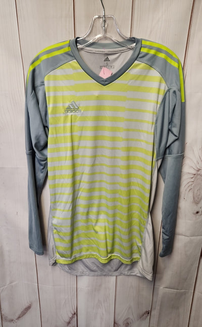 Adidas Men's Size S Gray & Yellow Shirt