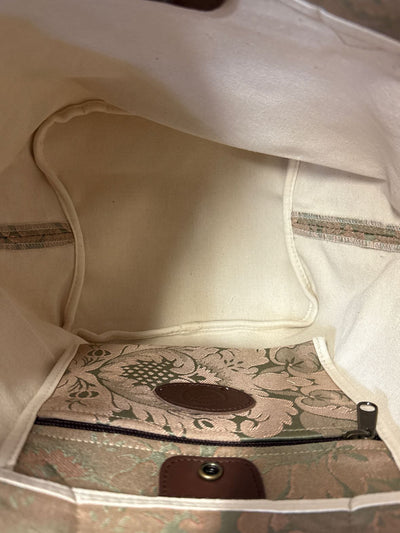 NWT Laura Ashley Green Tote Bag
