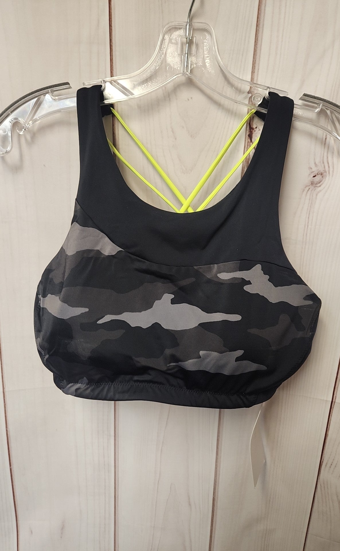 NWT Athleta Women's Size L Black Sports Bra