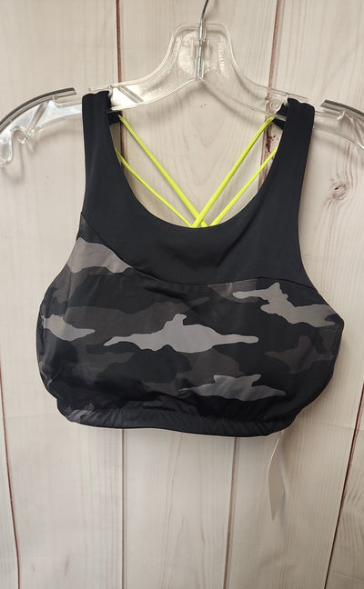NWT Athleta Women's Size L Black Sports Bra
