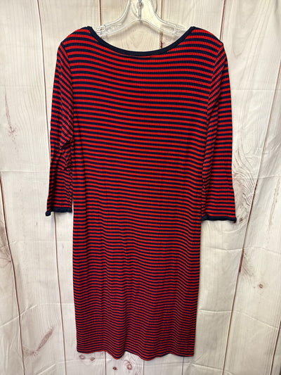Chris & Carol Women's Size M Red & Blue Dress