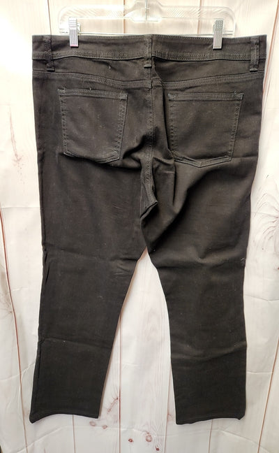 DKNY Women's Size 33 (15-16) Black Jeans