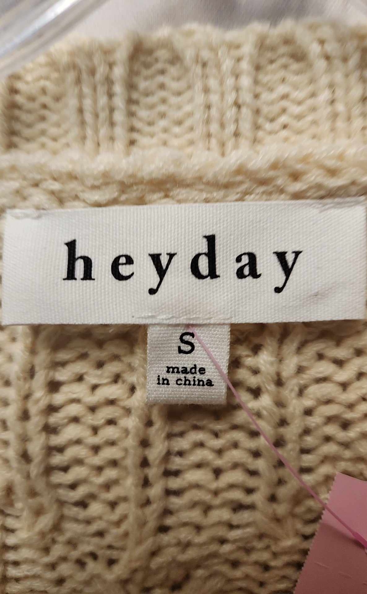 Hey Day Women's Size S White Sweater