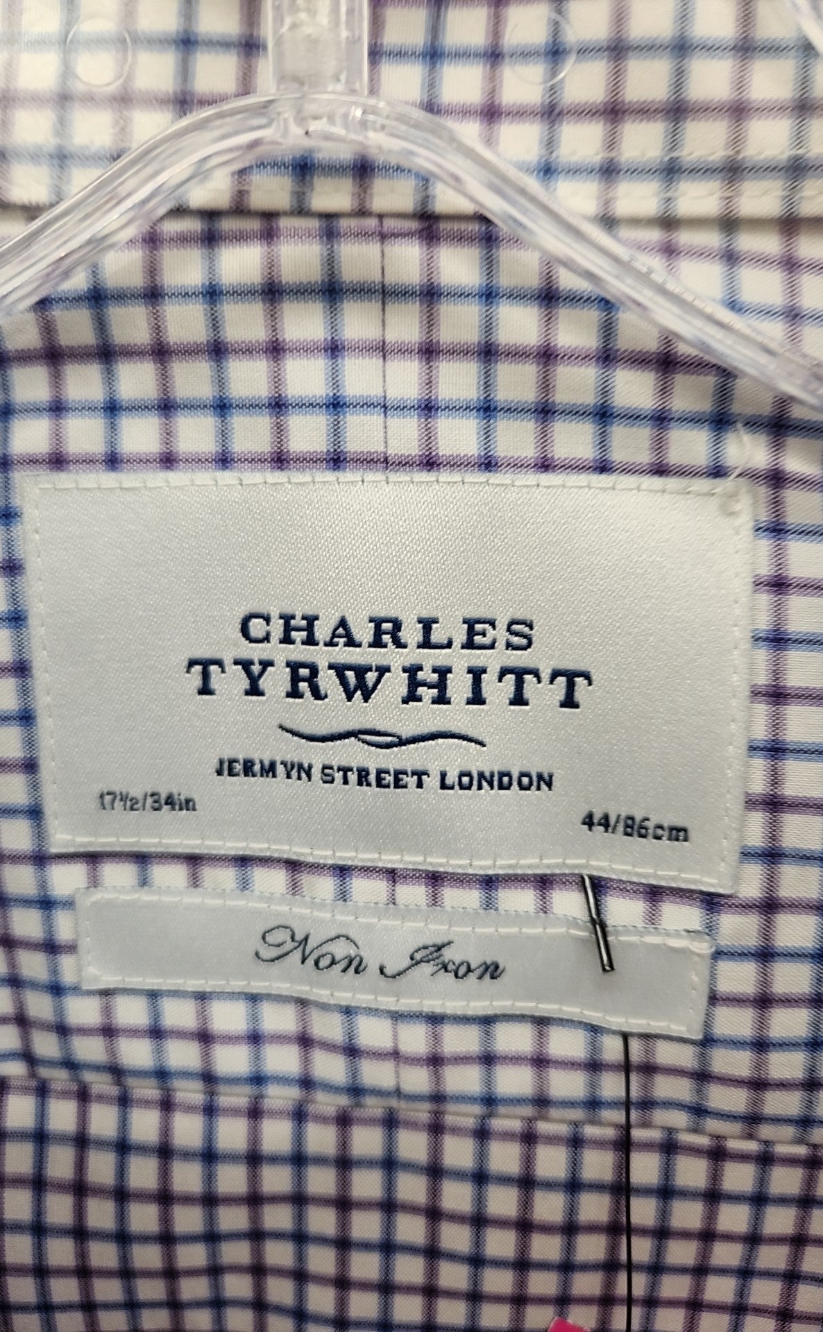Charles Tyrwhitt Men's Size XL Purple Shirt