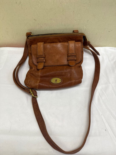 Fossil Brown Leather Purse Bag