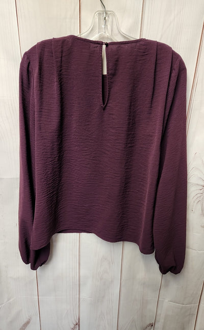 Evereve Women's Size S Purple Long Sleeve Top
