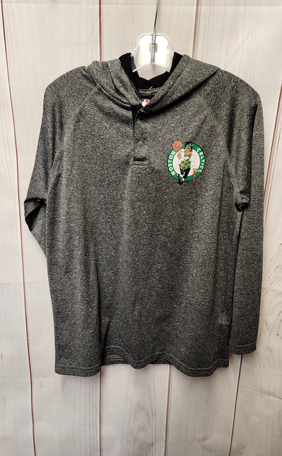 Celtics Boy's Size 10/12 Gray Shirt