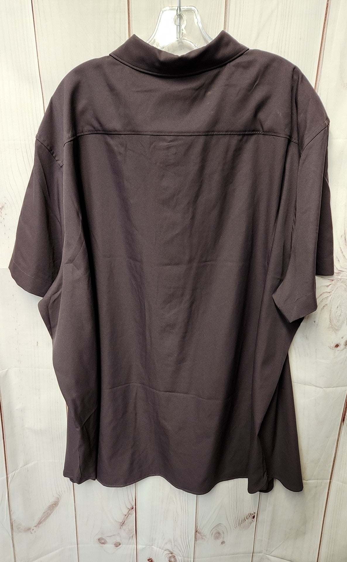 Perry Ellis Men's Size 3X Purple Shirt