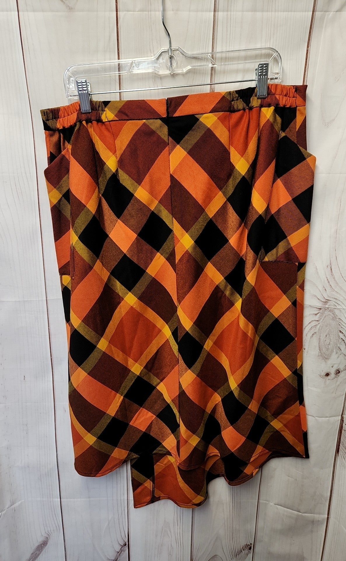 Ashro Women's Size 16 Orange Skirt