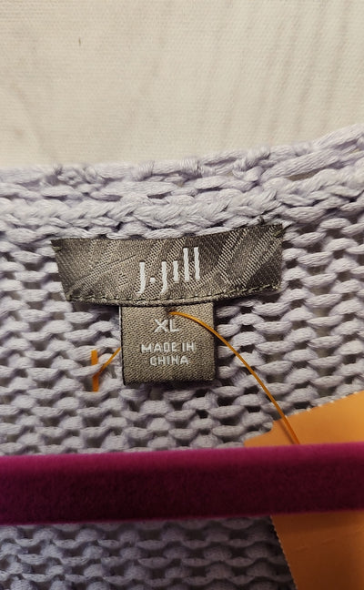 J Jill Women's Size XL Purple Sweater