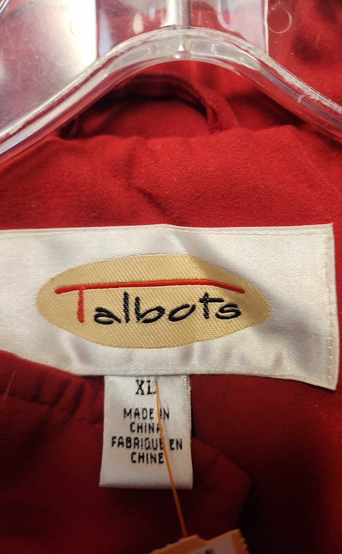 Talbots Women's Size XL Red Coat