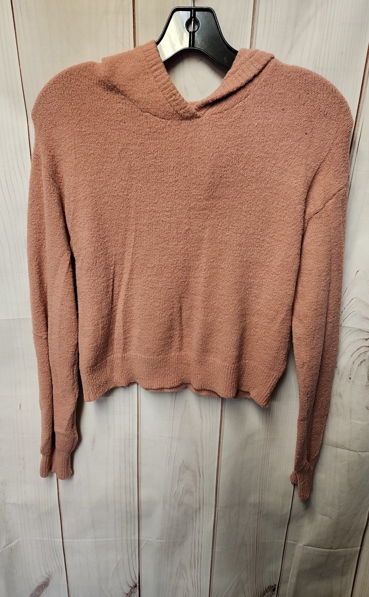 So Women's Size M Pink Hooded Sweater