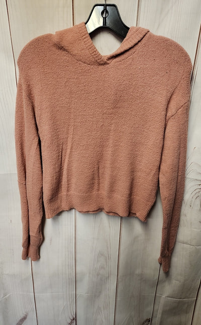 So Women's Size M Pink Hooded Sweater
