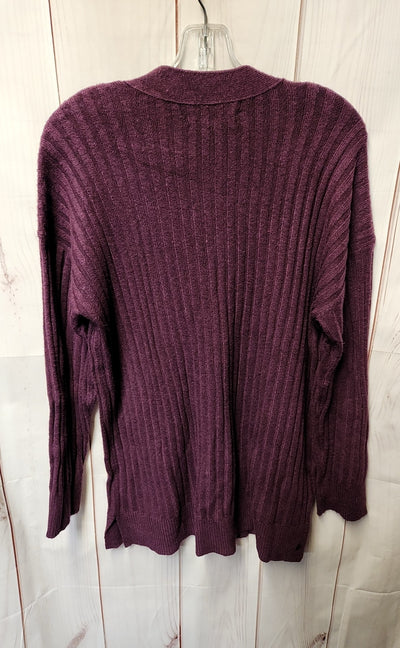 Loft Women's Size L Purple Cardigan