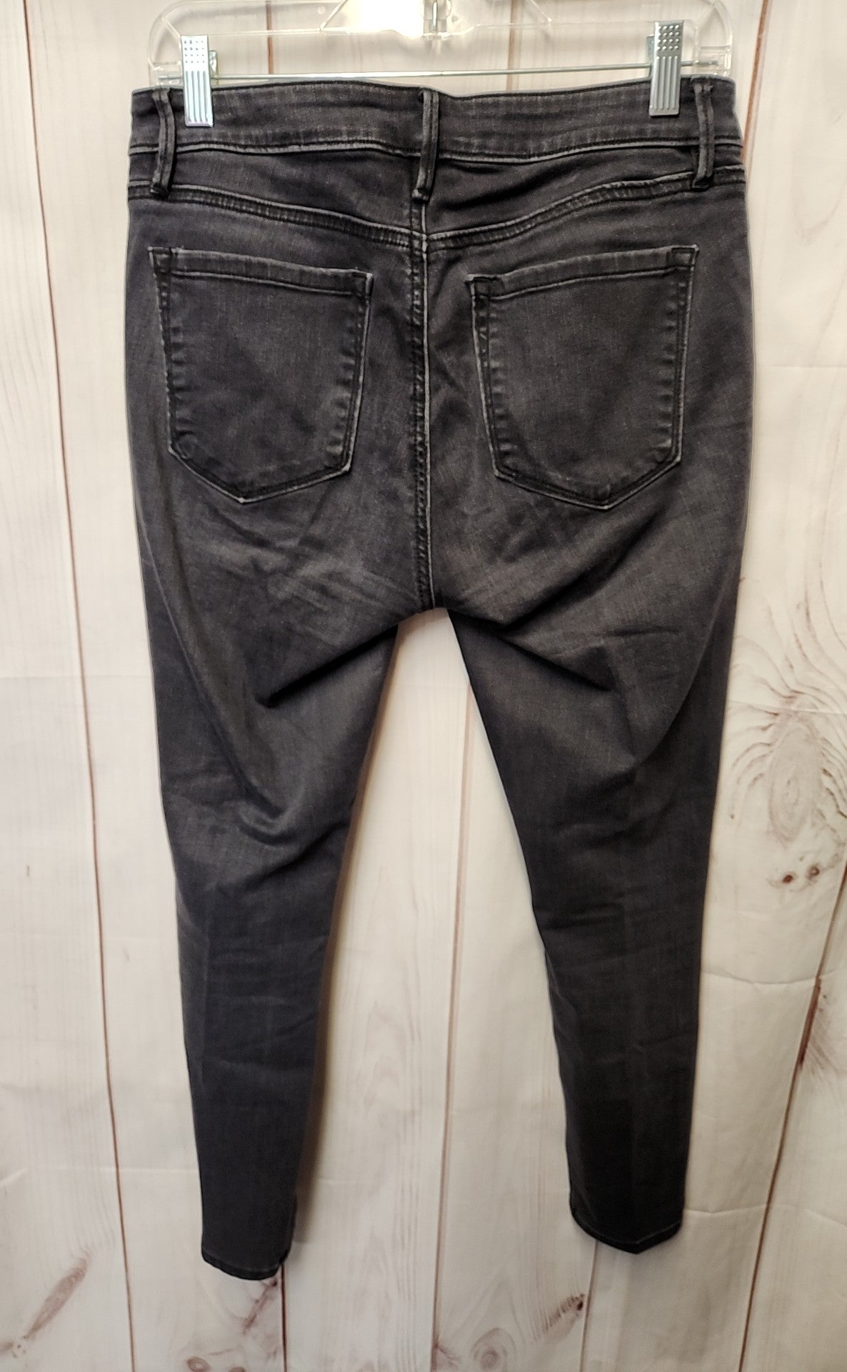 Loft Women's Size 28 (5-6) Black Jeans Curvy Skinny Ankle