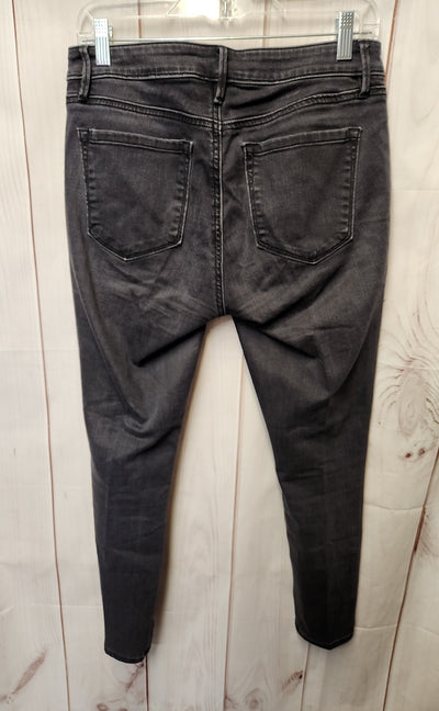 Loft Women's Size 28 (5-6) Black Jeans Curvy Skinny Ankle