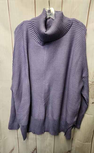 Lillusory Women's Size XL Purple Sweater
