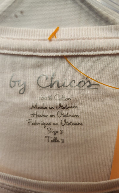 Chico's Women's Size 3 = US XL Pale Pink Long Sleeve Top