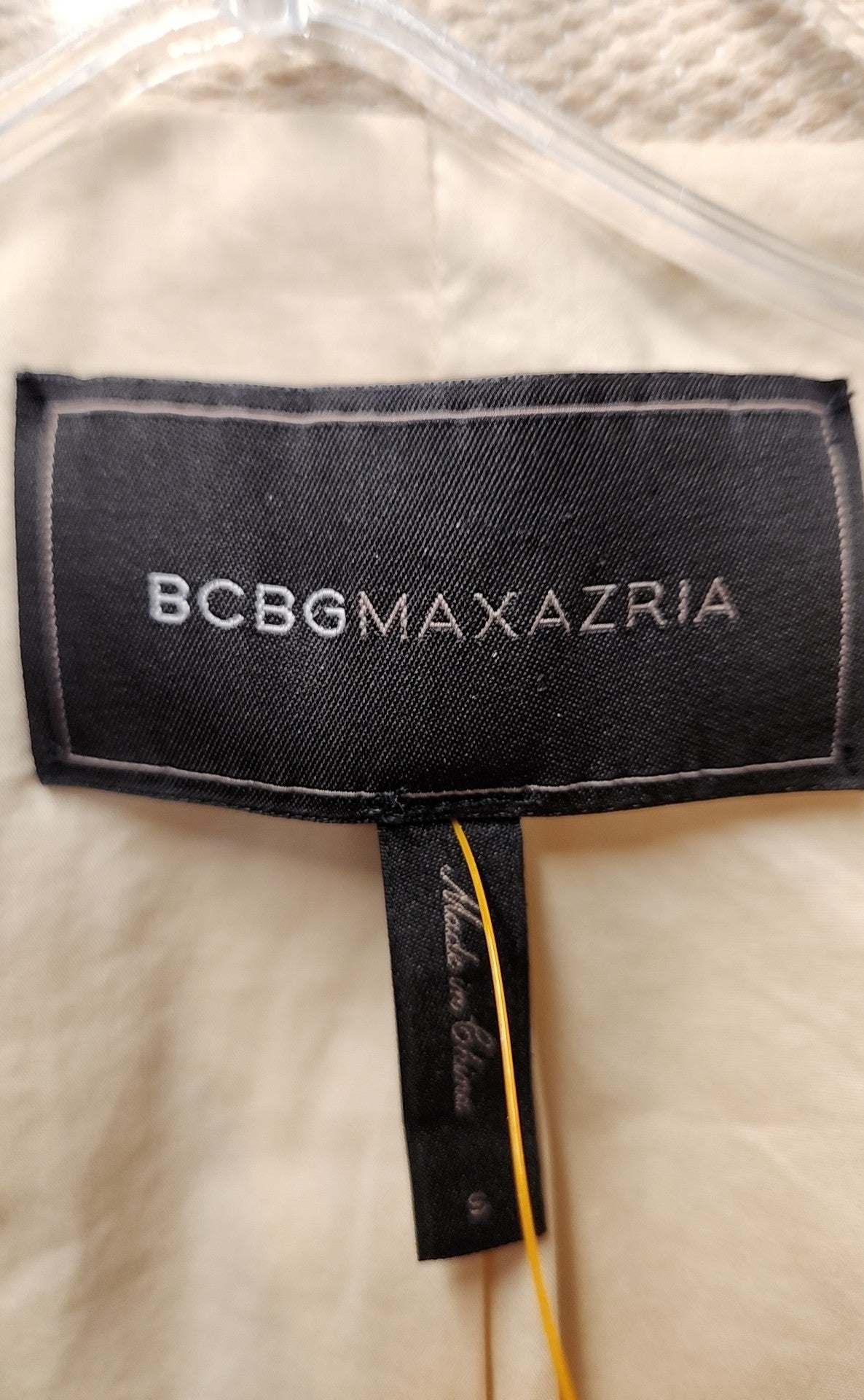 BCBG Maxazria Women's Size S Beige Cardigan