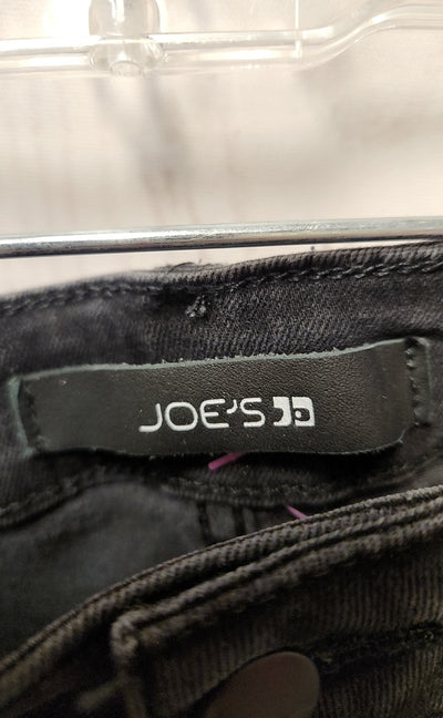 Joe's Women's Size 32 Black Jeans Flawless The Icon Mid Rise Skinny Ankle