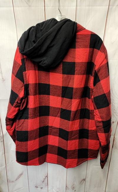 Mason Signature Men's Size M Red Plaid Jacket