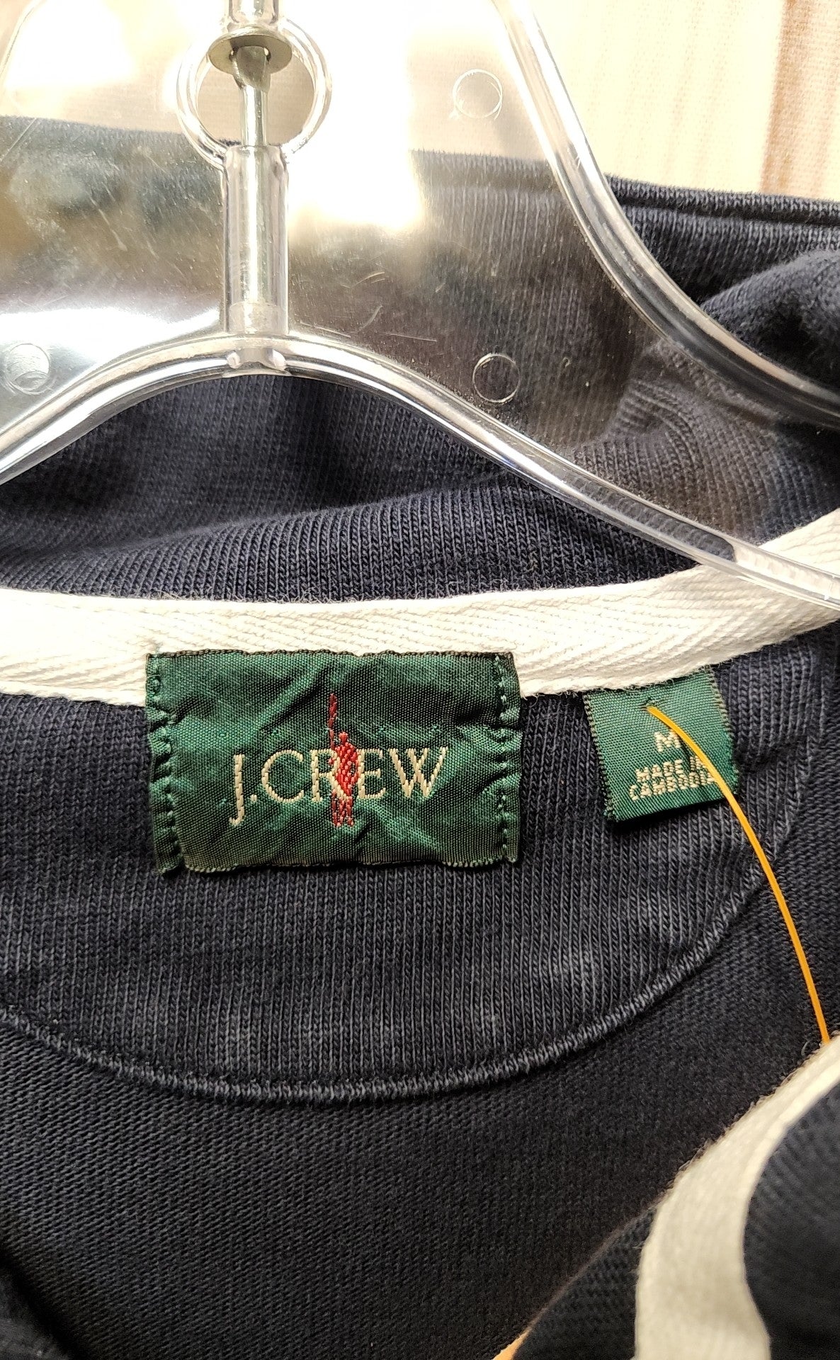J Crew Men's Size M Navy Sweatshirt