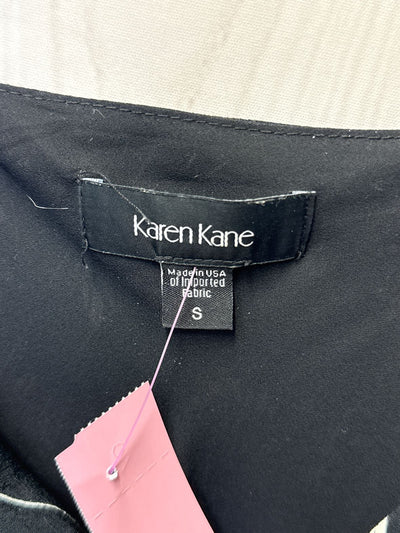 Karen Kane Women's Size S Black Floral Sleeveless Top