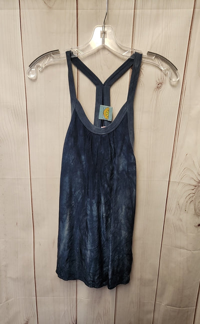 C&C California Women's Size S Blue Sleeveless Top