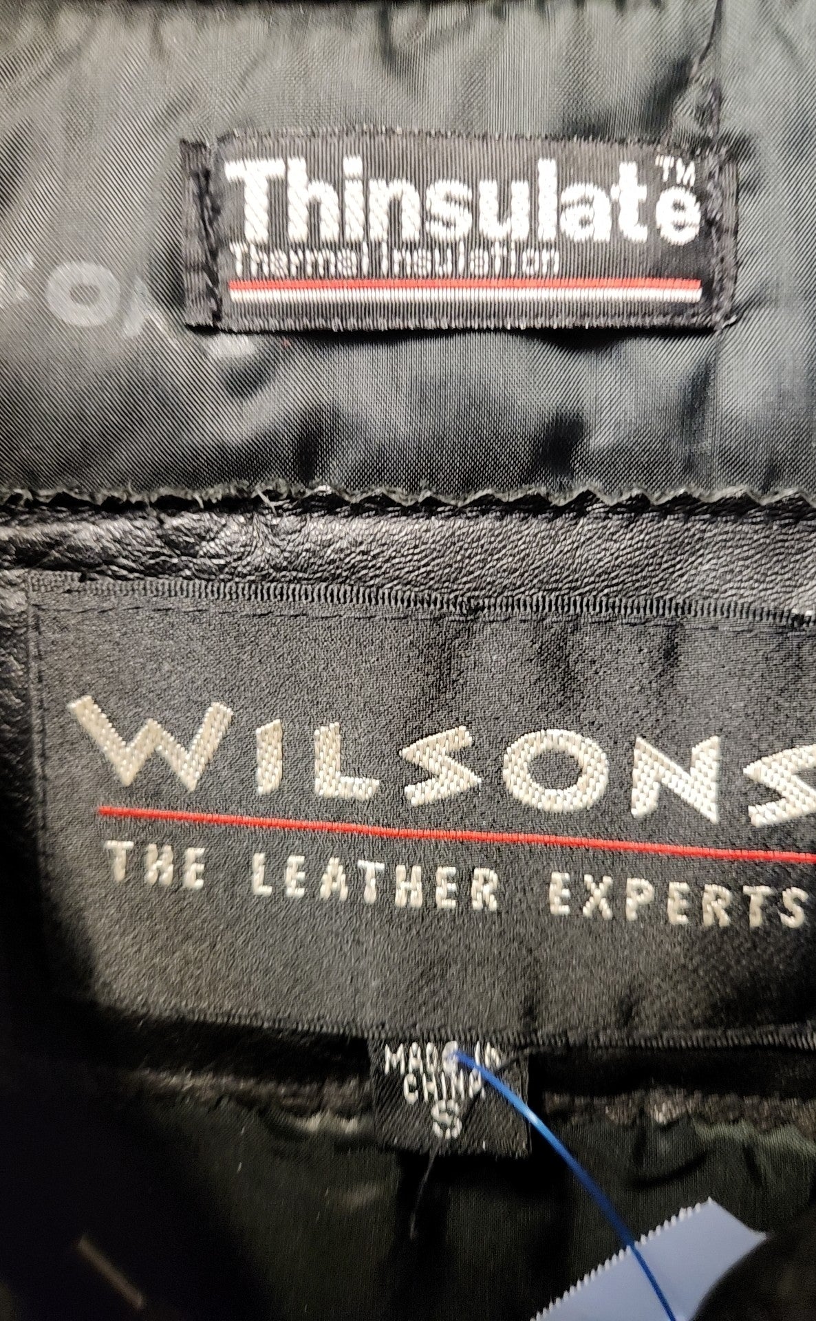 Wilsons Women's Size S Black Leather Jacket