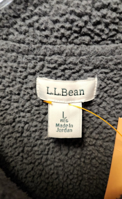 LL Bean Women's Size L Gray & Pink Sweatshirt