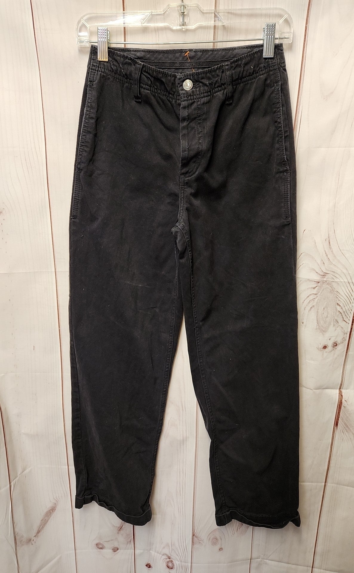 Free People Women's Size 24 (00) Black Pants