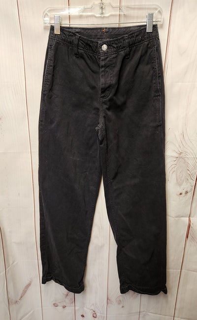 Free People Women's Size 24 (00) Black Pants