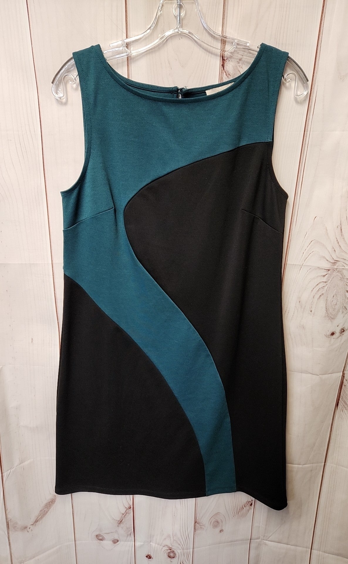 Loft Women's Size M Black & Green Dress