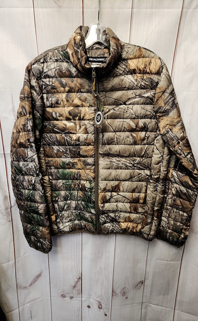 NWT Realtree Men's Size M Green Camoflauge Jacket