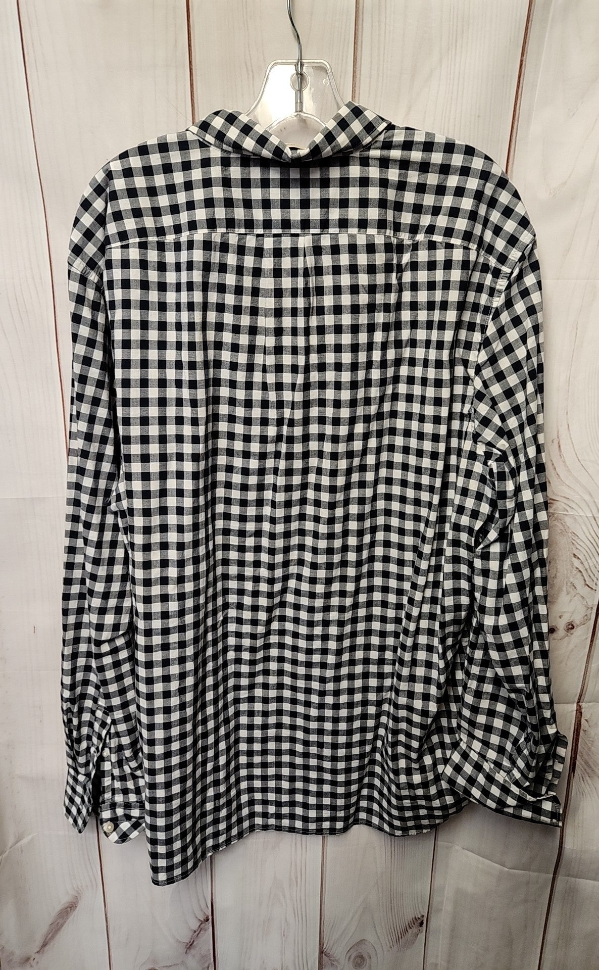 J Crew Men's Size L Black & White Shirt