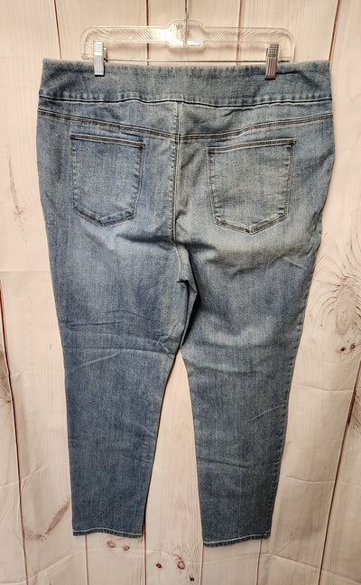 Chico's Women's Size 3 = US 16 Blue Jeans Jeggings
