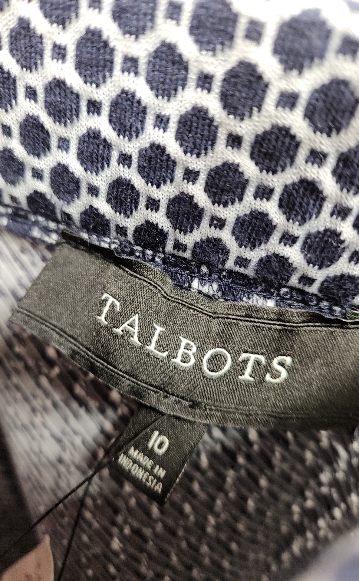 Talbots Women's Size 10 Navy Skirt NWT
