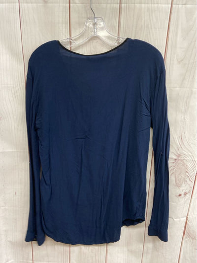 Calvin Klein Women's Size S Navy Long Sleeve Top