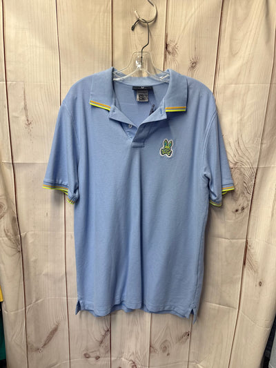 Psycho Bunny Men's Size 7 = US XL Blue Shirt