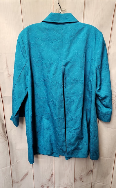 NWT Chico's Women's Size L Blue Jacket