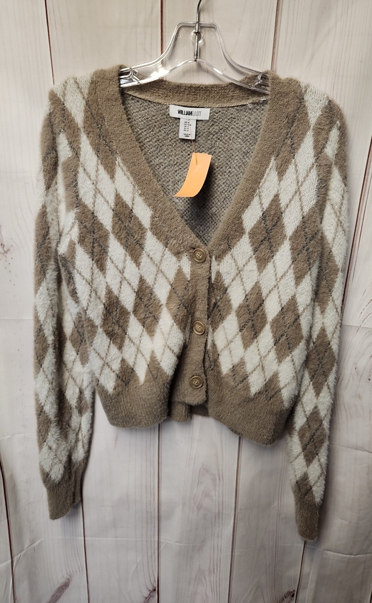 William Rast Women's Size M Brown Cardigan